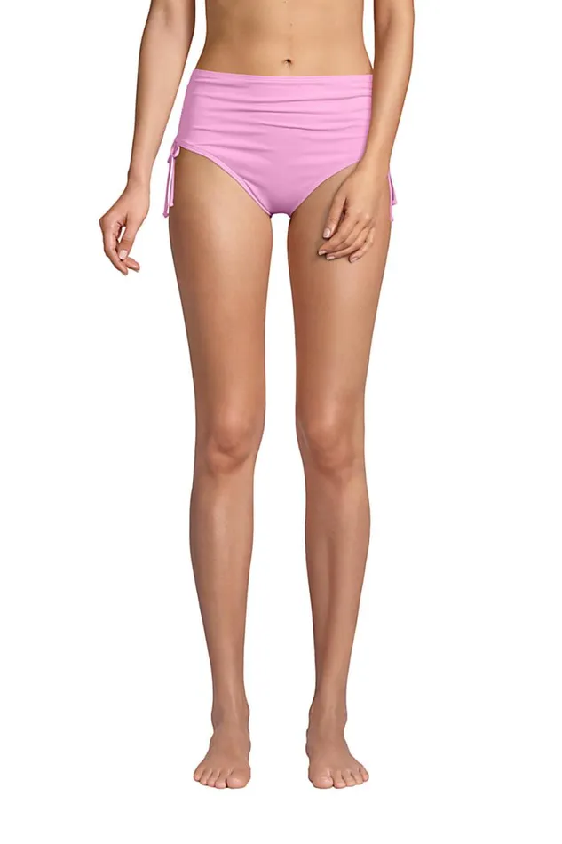Lands039 End Swimsuits Women Chlorine Resistant Adjustable High Waisted Bikini Bottoms Wild Blossom Lands039 End Swimsuits Women Chlorine Resistant Adjustable High Waisted Bikini Bottoms Wild Blossom