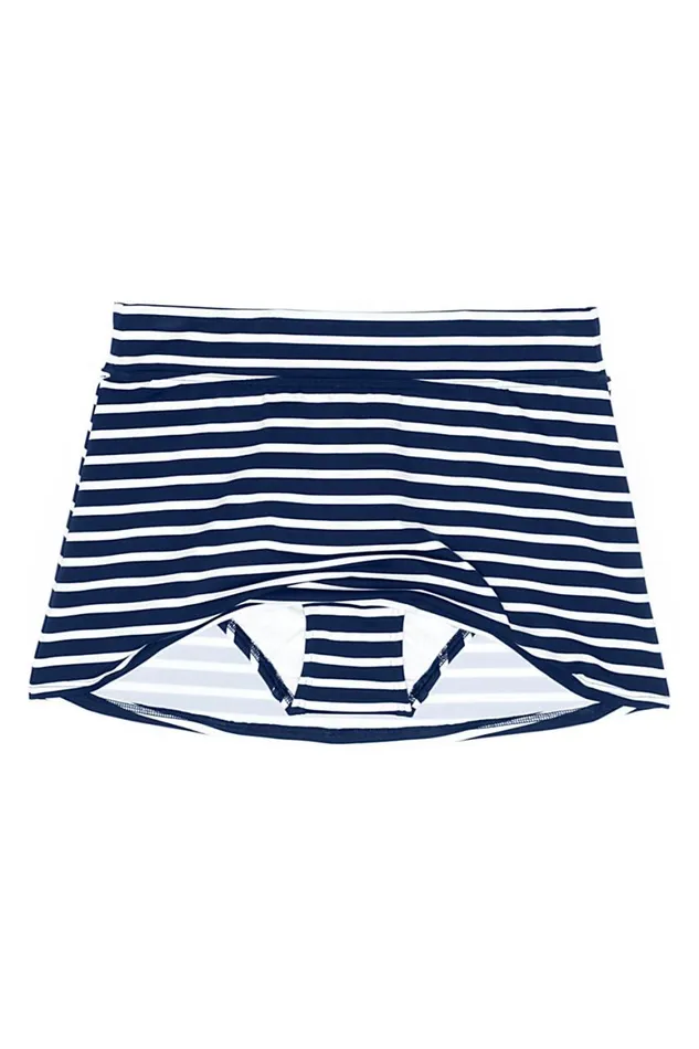Lands039 End Swimsuits Women Chlorine Resistant Tummy Control Mini Swim Skirt Swim Bottoms Deep Sea Lands039 End Swimsuits Women Chlorine Resistant Tummy Control Mini Swim Skirt Swim Bottoms Deep Sea