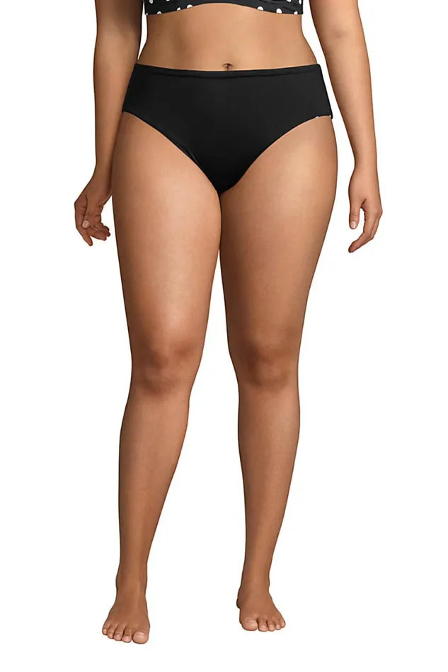 Lands039 End Swimsuits Women Plus Size Chlorine Resistant Reversible Mid Waist Bikini Bottoms Polka Dot Lands039 End Swimsuits Women Plus Size Chlorine Resistant Reversible Mid Waist Bikini Bottoms Polka Dot