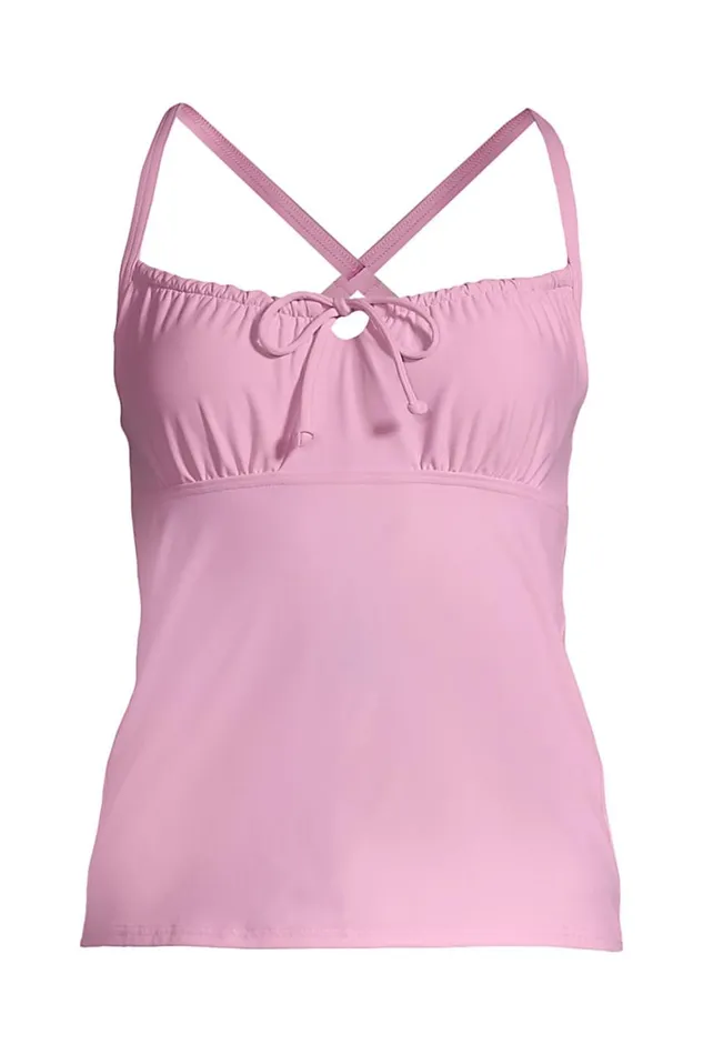Lands039 End Swimsuits Women Plus Size Chlorine Resistant Tie Front Underwire Tankini Top Swimsuit Adjustable Straps Wild Blossom Lands039 End Swimsuits Women Plus Size Chlorine Resistant Tie Front Underwire Tankini Top Swimsuit Adjustable Straps Wild Blossom