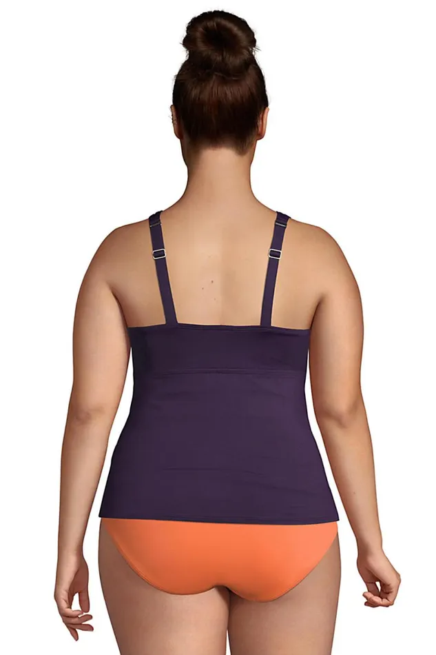 Lands039 End Swimsuits Women Plus Size Chlorine Resistant Tummy Control Grecian Tankini Top Swimsuit Adjustable Straps Blackberry Lands039 End Swimsuits Women Plus Size Chlorine Resistant Tummy Control Grecian Tankini Top Swimsuit Adjustable Straps Blackberry