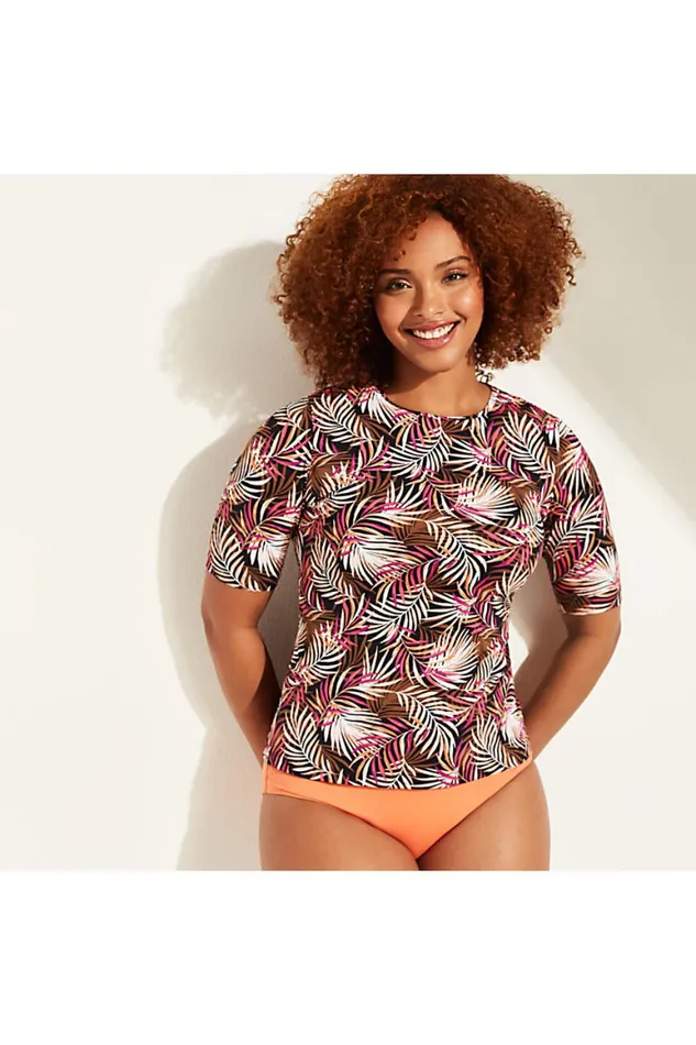 Lands039 End Swimsuits Women Plus Size Chlorine Resistant Tummy Control High Waisted Bikini Bottoms Papaya Orange Lands039 End Swimsuits Women Plus Size Chlorine Resistant Tummy Control High Waisted Bikini Bottoms Papaya Orange
