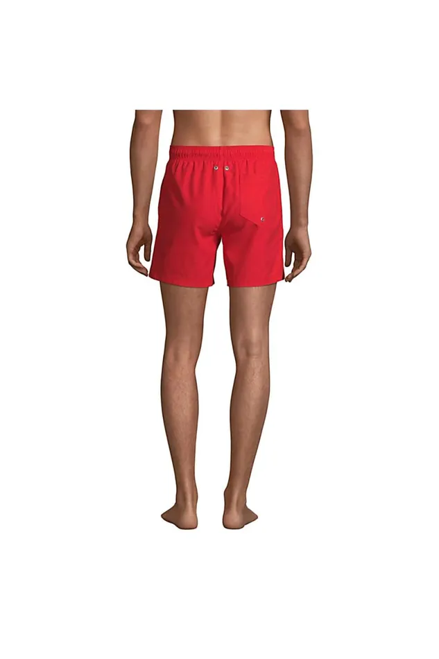 Lands039 End Swimwear Men Big 6034 Volley Swim Trunks Compass Red Lands039 End Swimwear Men Big 6034 Volley Swim Trunks Compass Red