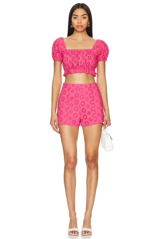 Leah Short Hot Pink Women Lovers and Friends Shorts Leah Short Hot Pink Women Lovers and Friends Shorts