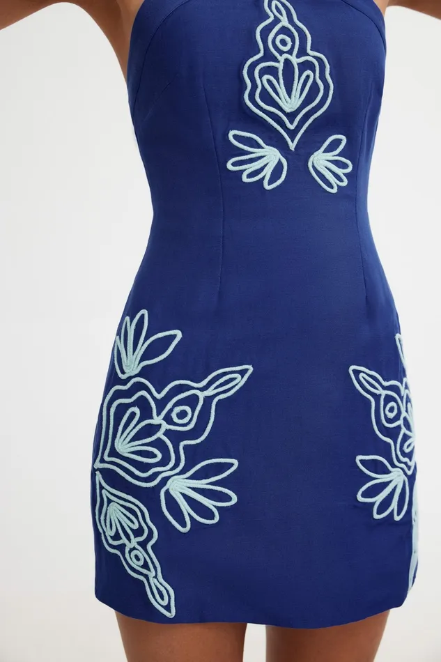 Linen Significant Other Women ROSSLYN MINI DRESS