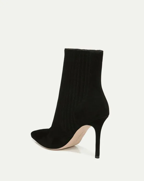 Lisa Suede StilettoHeel Bootie Black Women Veronica Beard Shoes Lisa Suede StilettoHeel Bootie Black Women Veronica Beard Shoes