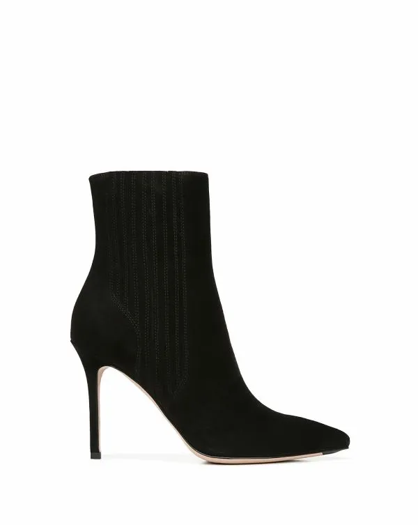 Lisa Suede StilettoHeel Bootie Black Women Veronica Beard Shoes Lisa Suede StilettoHeel Bootie Black Women Veronica Beard Shoes