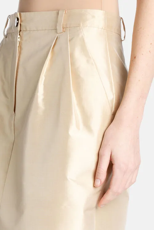 Luisa Spagnoli Taita Taita Beige Women Skirts and shorts Luisa Spagnoli Taita Taita Beige Women Skirts and shorts