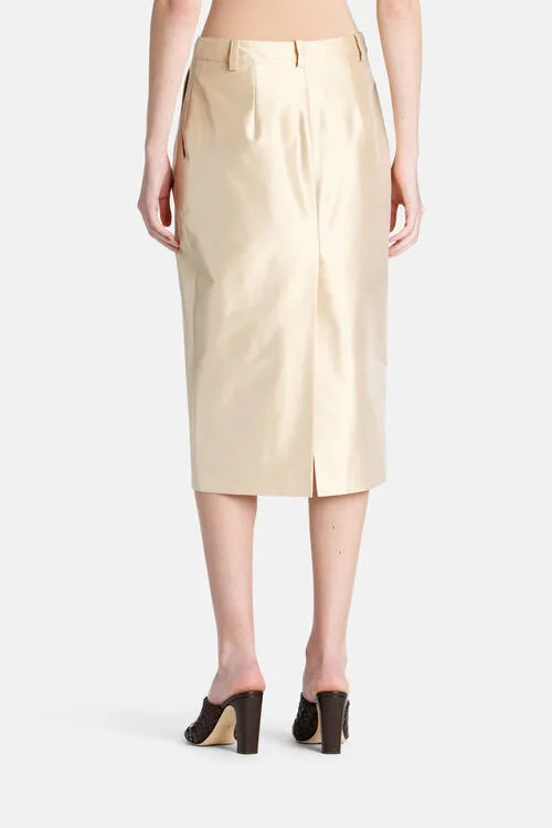 Luisa Spagnoli Taita Taita Beige Women Skirts and shorts Luisa Spagnoli Taita Taita Beige Women Skirts and shorts