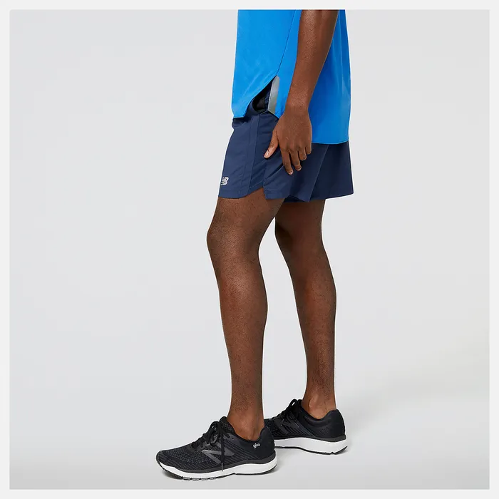 Matching Sets New Balance Men Accelerate 7 Inch Short NATURAL INDIGO Matching Sets New Balance Men Accelerate 7 Inch Short NATURAL INDIGO