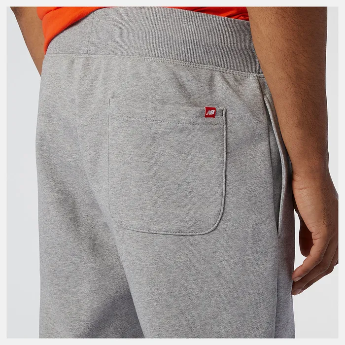 Matching Sets New Balance Men NB Essentials Stacked Logo Sweatpant ATHLETIC GREY