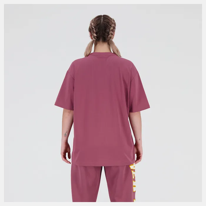 Matching Sets New Balance MenWomen Unissentials Warped Classics Cotton Jersey TShirt WASHED BURGUNDY Matching Sets New Balance MenWomen Unissentials Warped Classics Cotton Jersey TShirt WASHED BURGUNDY