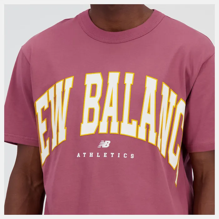Matching Sets New Balance MenWomen Unissentials Warped Classics Cotton Jersey TShirt WASHED BURGUNDY Matching Sets New Balance MenWomen Unissentials Warped Classics Cotton Jersey TShirt WASHED BURGUNDY
