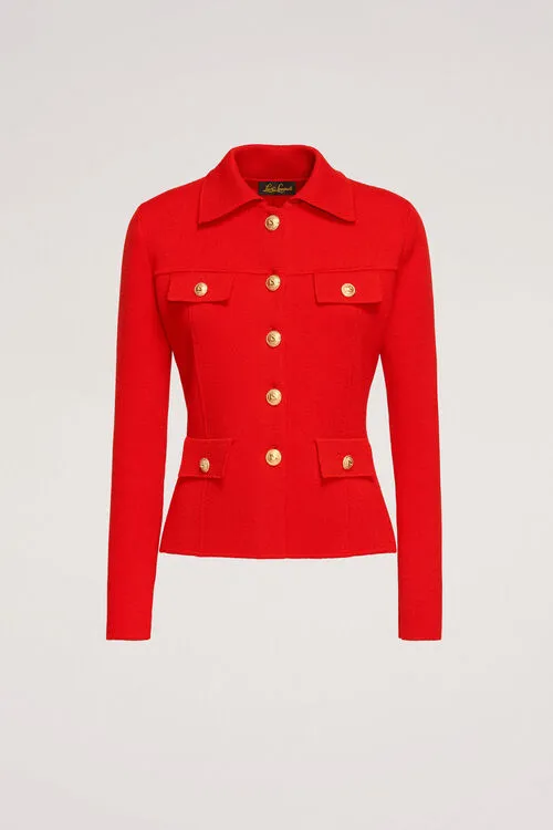 Melania Melania Red Jackets and Blazers Luisa Spagnoli Women Melania Melania Red Jackets and Blazers Luisa Spagnoli Women