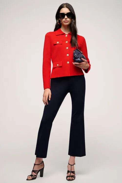 Melania Melania Red Jackets and Blazers Luisa Spagnoli Women Melania Melania Red Jackets and Blazers Luisa Spagnoli Women