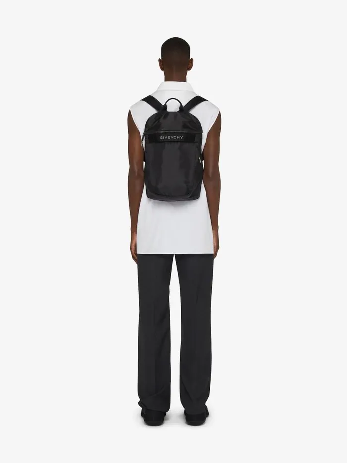 Men Backpacks Givenchy GTrek Backpack In Nylon Black