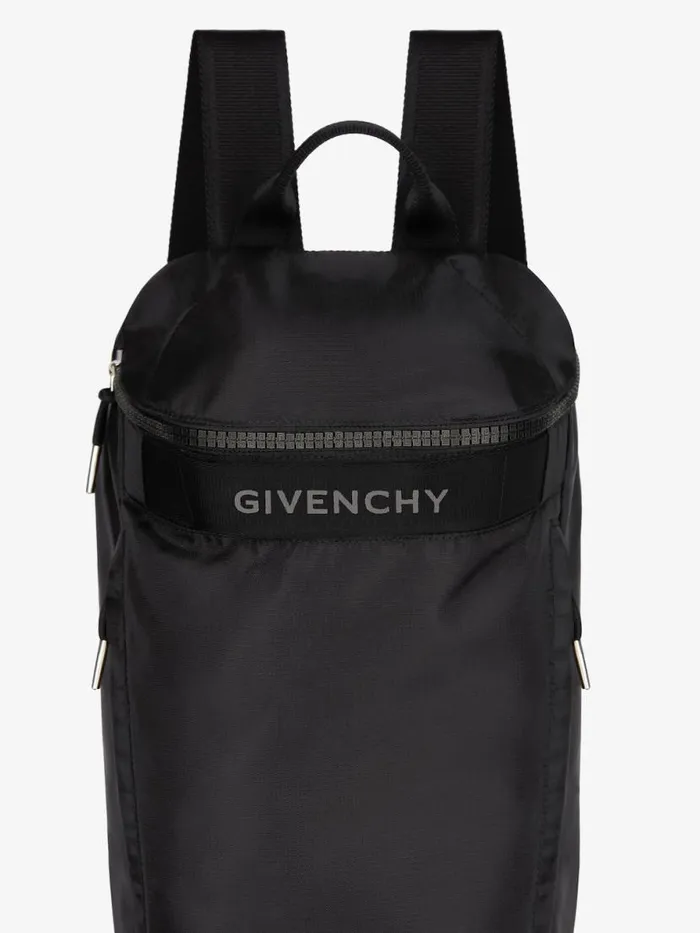 Men Backpacks Givenchy GTrek Backpack In Nylon Black