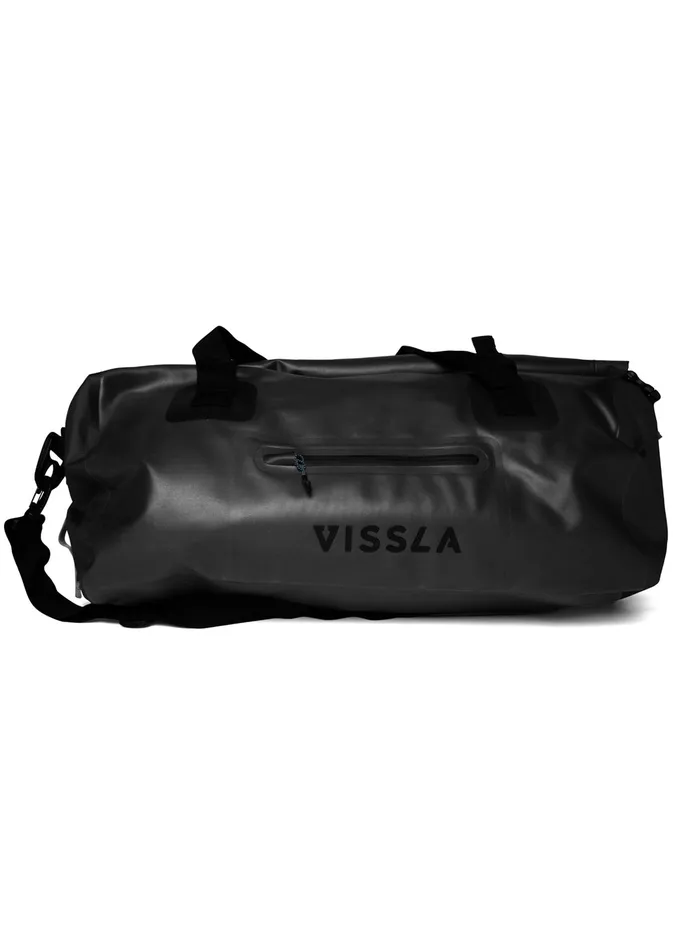 Men Bags Vissla North Seas 40L Dry Duffle Black Men Bags Vissla North Seas 40L Dry Duffle Black