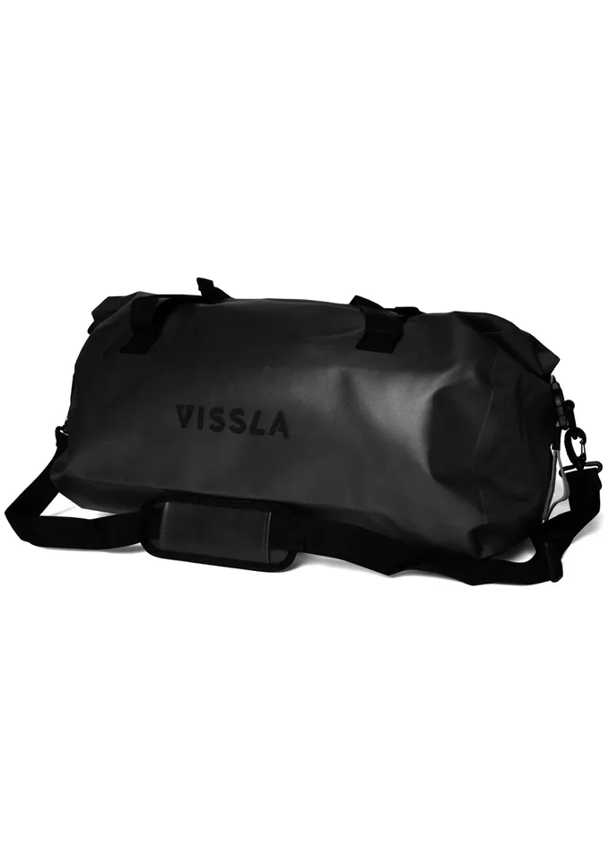 Men Bags Vissla North Seas 40L Dry Duffle Black Men Bags Vissla North Seas 40L Dry Duffle Black