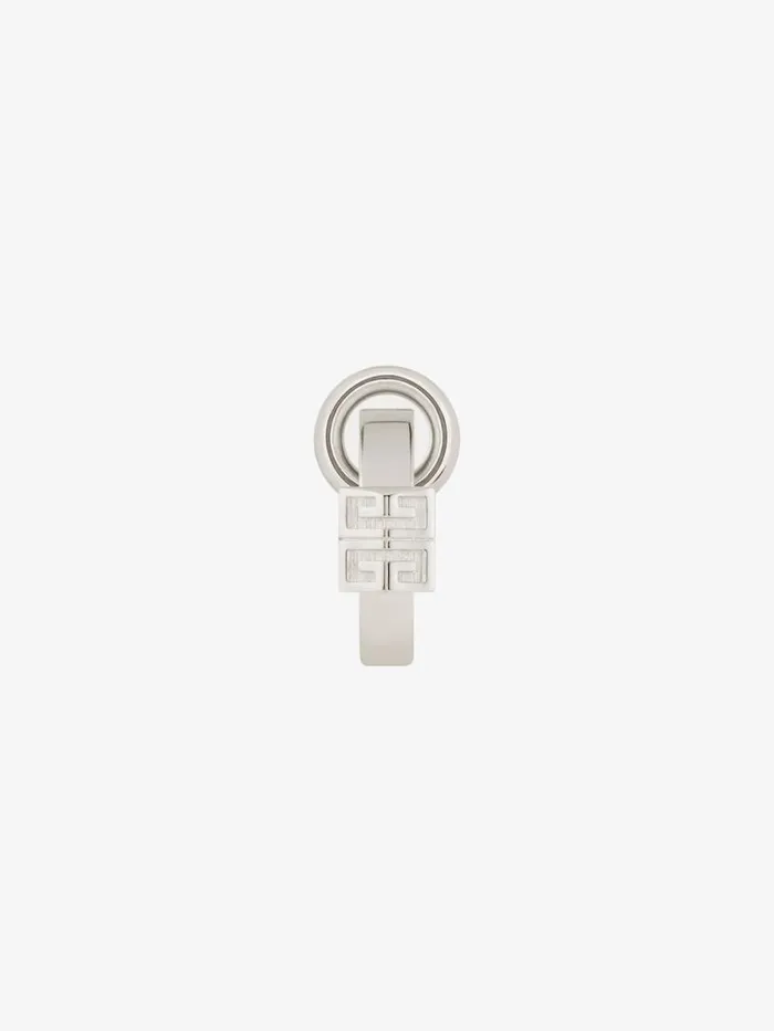 Men Beanies and Caps Givenchy 4G Earring In Metal Silvery