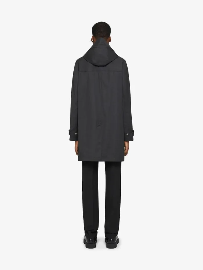 Men Coats and Jackets Givenchy 3in1 Parka In Wool Dark Greygrey