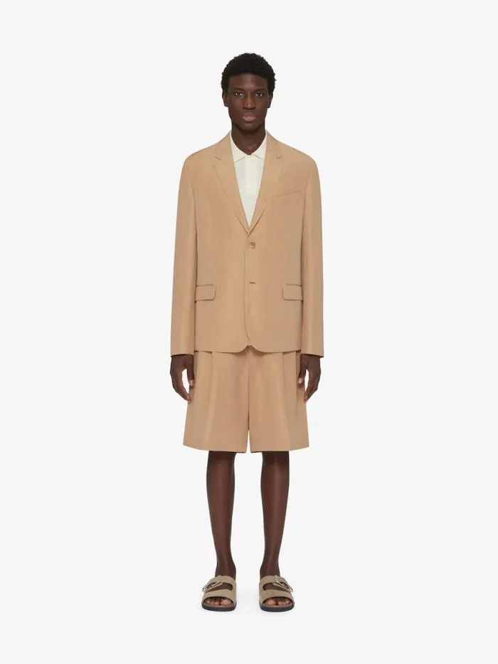 Men Coats and Jackets Givenchy Jacket In Linen Tan