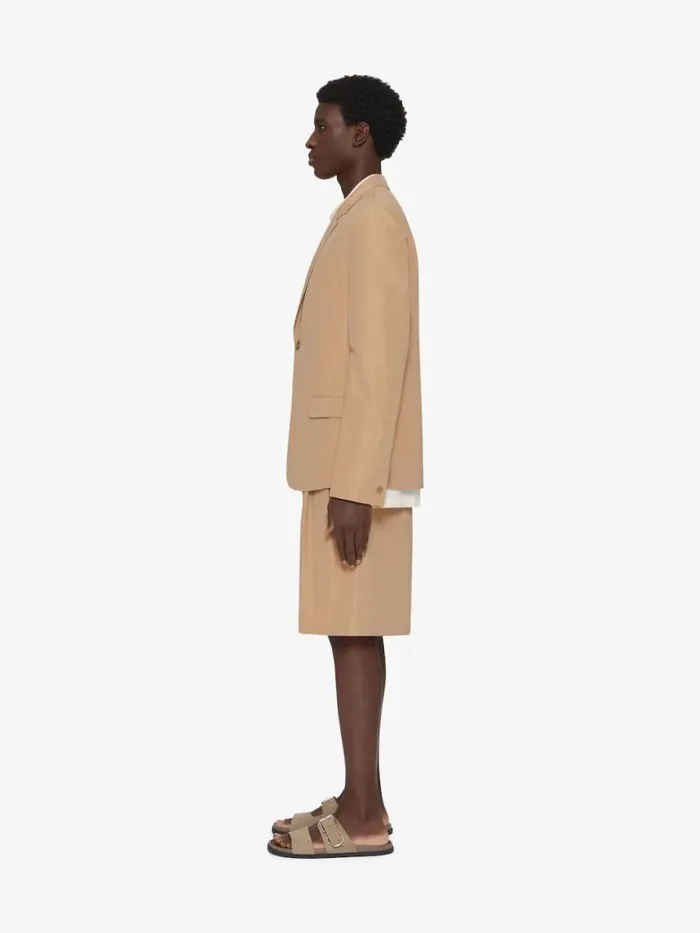 Men Coats and Jackets Givenchy Jacket In Linen Tan