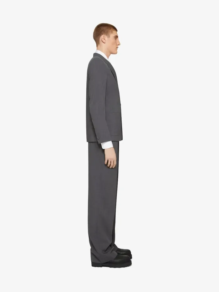Men Coats and Jackets Givenchy Jacket In Wool Medium Grey