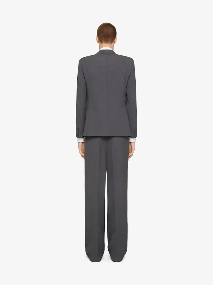 Men Coats and Jackets Givenchy Jacket In Wool Medium Grey
