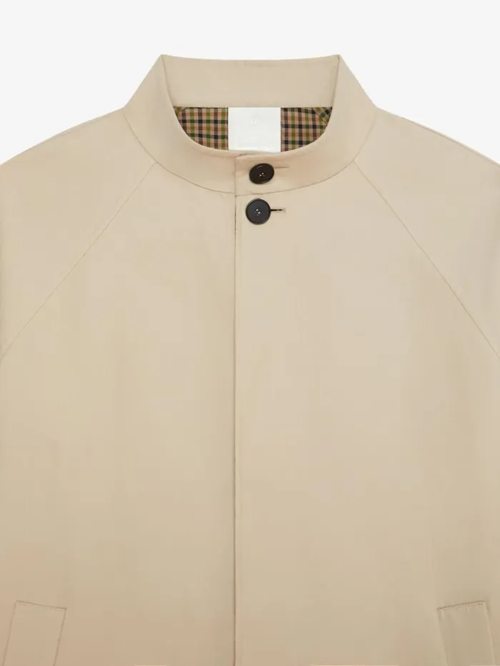 Men Coats and Jackets Givenchy Trenchcoat In Cotton Canvas Light Beige