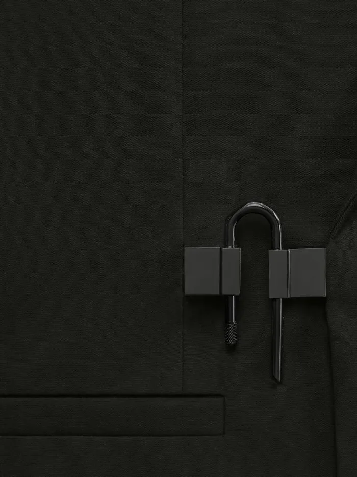 Men Coats and Jackets Givenchy ULock Slim Fit Jacket In Wool Black