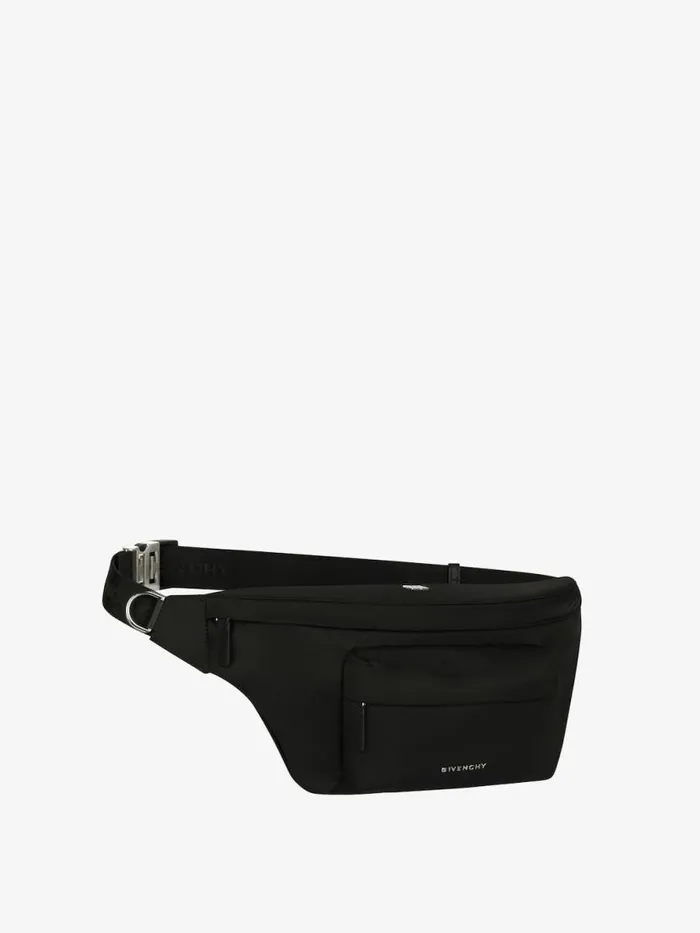 Men Crossbody Bags Givenchy Essential U Bumbag In Nylon Black