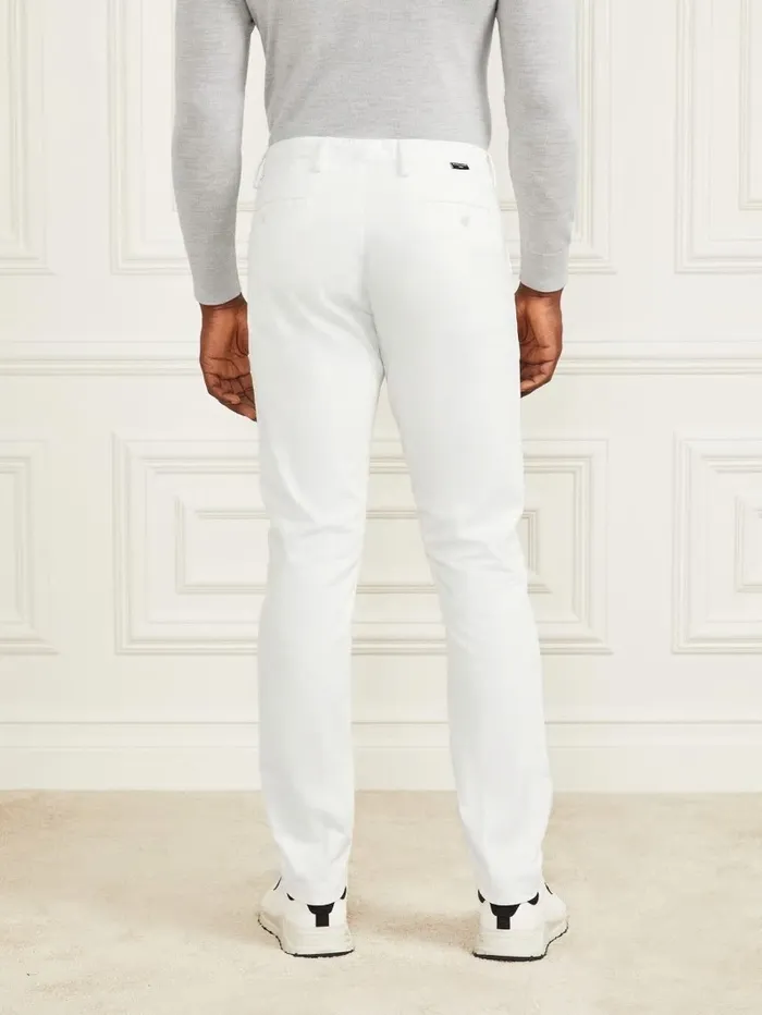 Men Eco Hugh Easy Chino Pant Spirit White Pants and Shorts GUESS