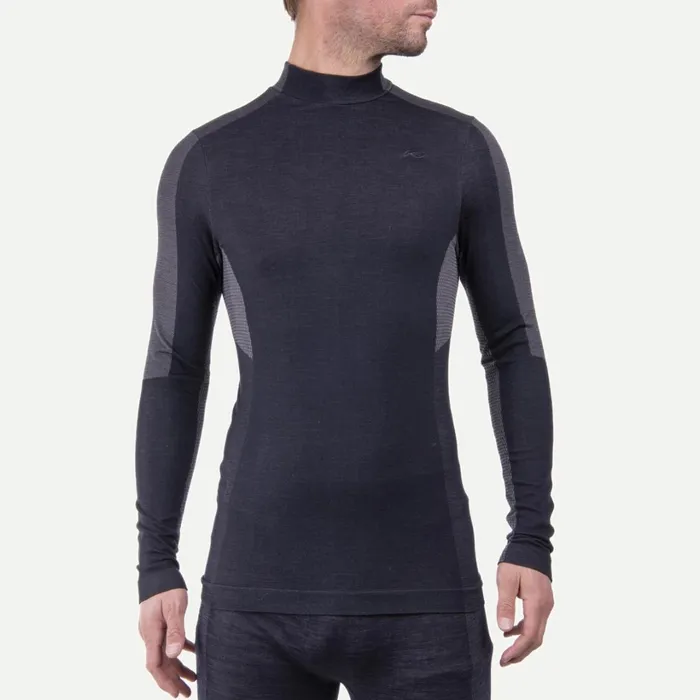 Men Freelite Baselayer LS Deep Spacesteel Grey KJUS Base Layers