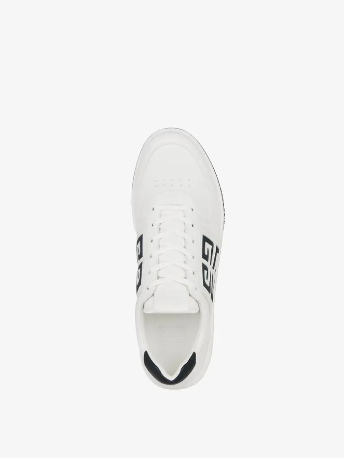Men G4 Givenchy G4 Sneakers In Leather Blackwhite