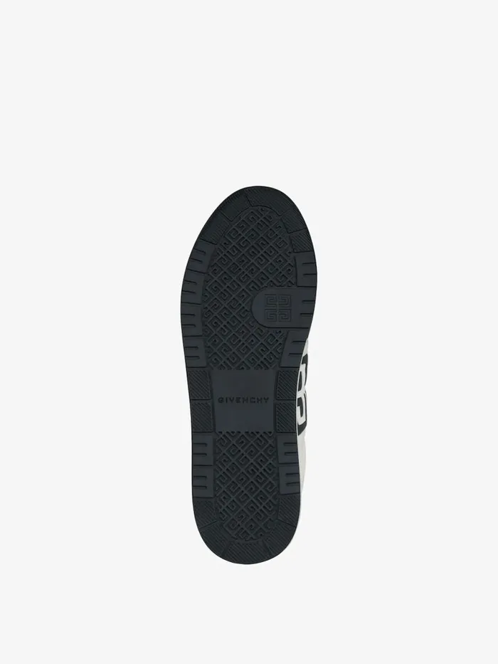 Men G4 Givenchy G4 Sneakers In Leather Blackwhite
