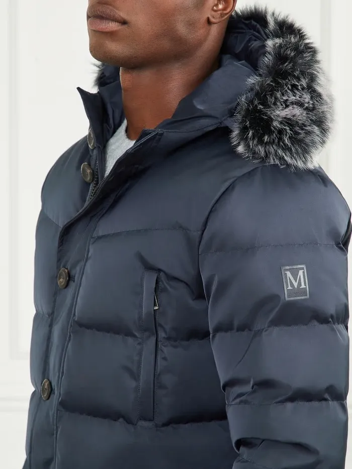 Men GUESS Long Twill Hooded Jacket Bleu lgant Jackets and Coats Men GUESS Long Twill Hooded Jacket Bleu lgant Jackets and Coats