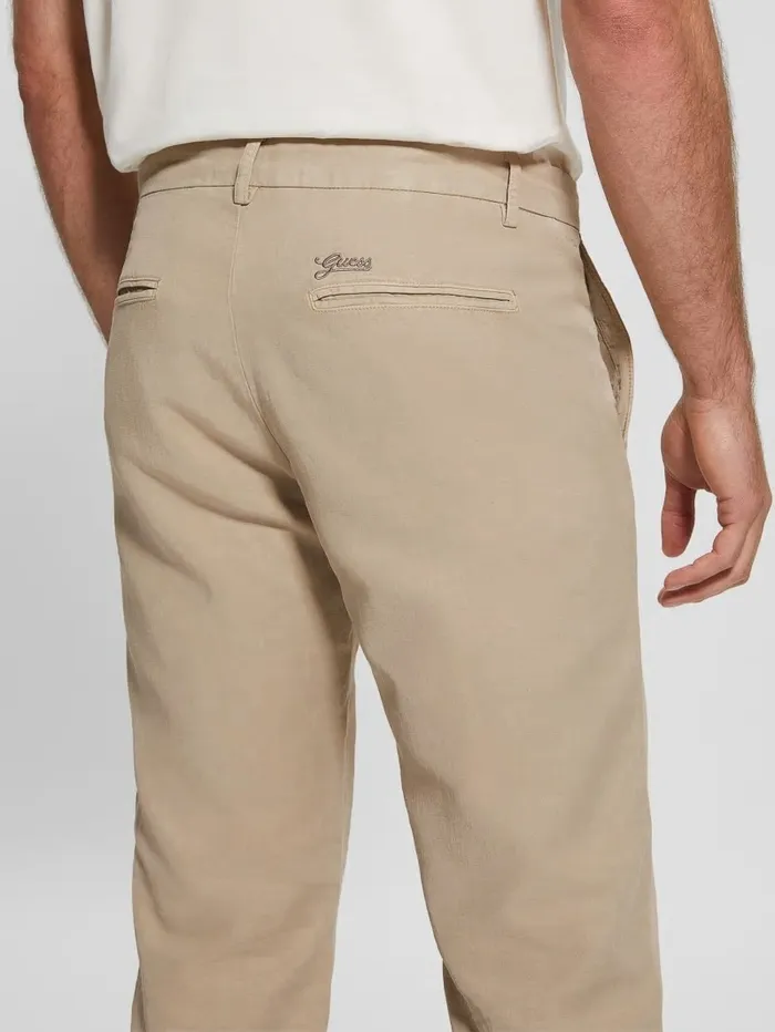 Men GUESS Myron Dress Pants Pasadena Stone Pants and Shorts Men GUESS Myron Dress Pants Pasadena Stone Pants and Shorts