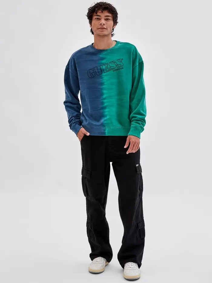 Men Hoodies and Sweaters GUESS GUESS Originals x Batman Mystery Crewneck Pullover Cobalt Blue Multi Men Hoodies and Sweaters GUESS GUESS Originals x Batman Mystery Crewneck Pullover Cobalt Blue Multi