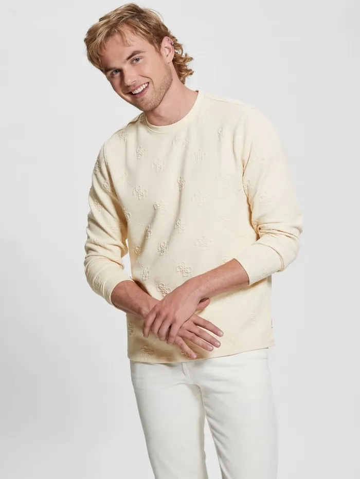Men Hoodies and Sweaters GUESS Quattro Logo Sweater Angora Wool