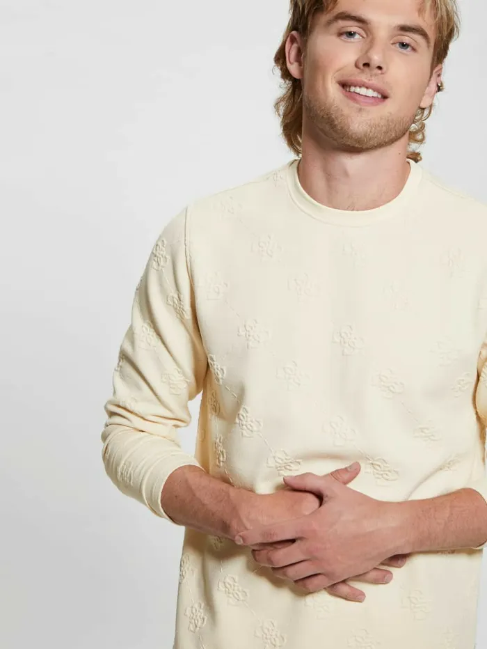 Men Hoodies and Sweaters GUESS Quattro Logo Sweater Angora Wool Men Hoodies and Sweaters GUESS Quattro Logo Sweater Angora Wool