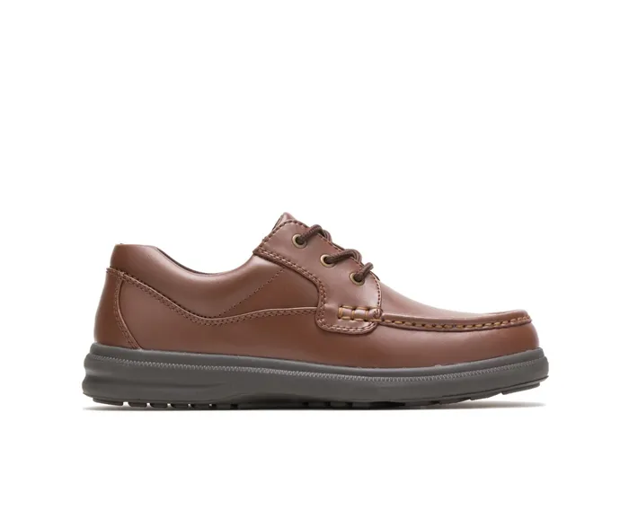 Men Hush Puppies Gus Tan Leather Walking Shoes