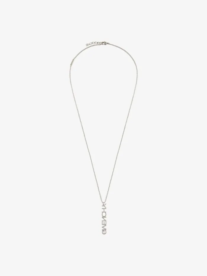 Men Jewelry Givenchy GIVENCHY Necklace In Metal With Crystals Silvery Men Jewelry Givenchy GIVENCHY Necklace In Metal With Crystals Silvery