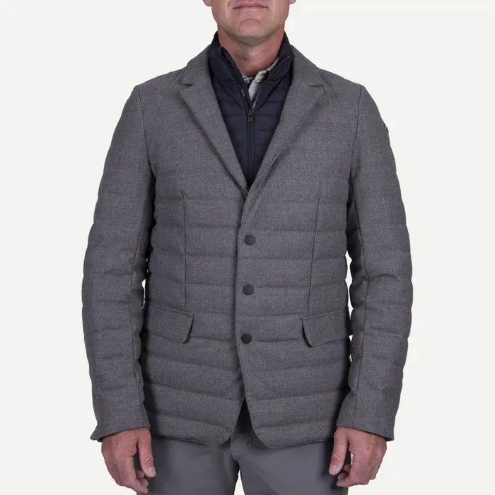 Men Kensington Blazer Jacket Steel Greydeep Space KJUS Jackets and Vests