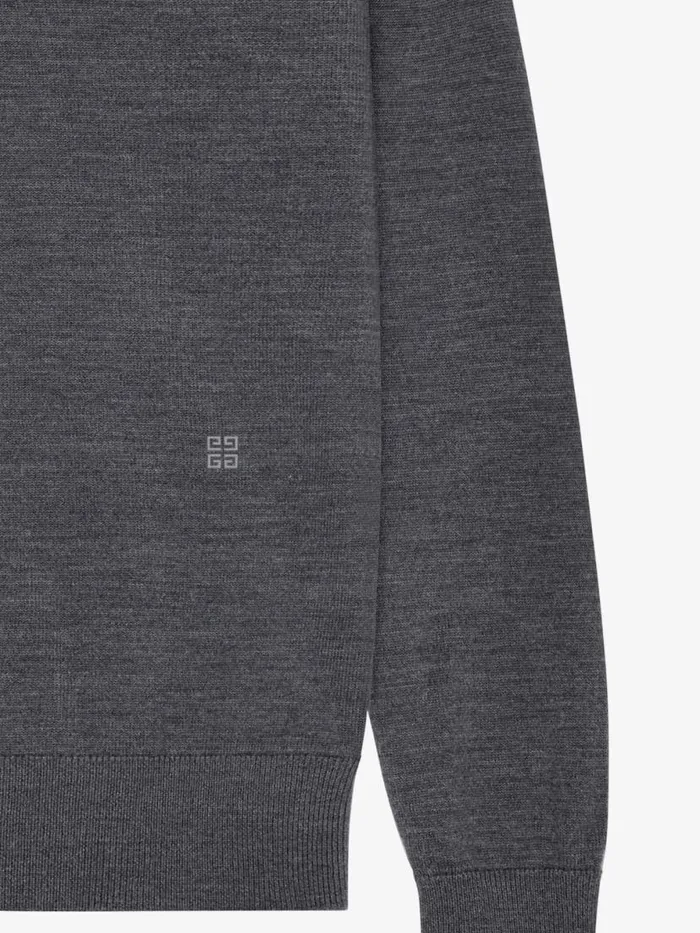 Men Knitwear Givenchy Turtleneck Sweater In Wool And Cashmere Medium Grey Men Knitwear Givenchy Turtleneck Sweater In Wool And Cashmere Medium Grey