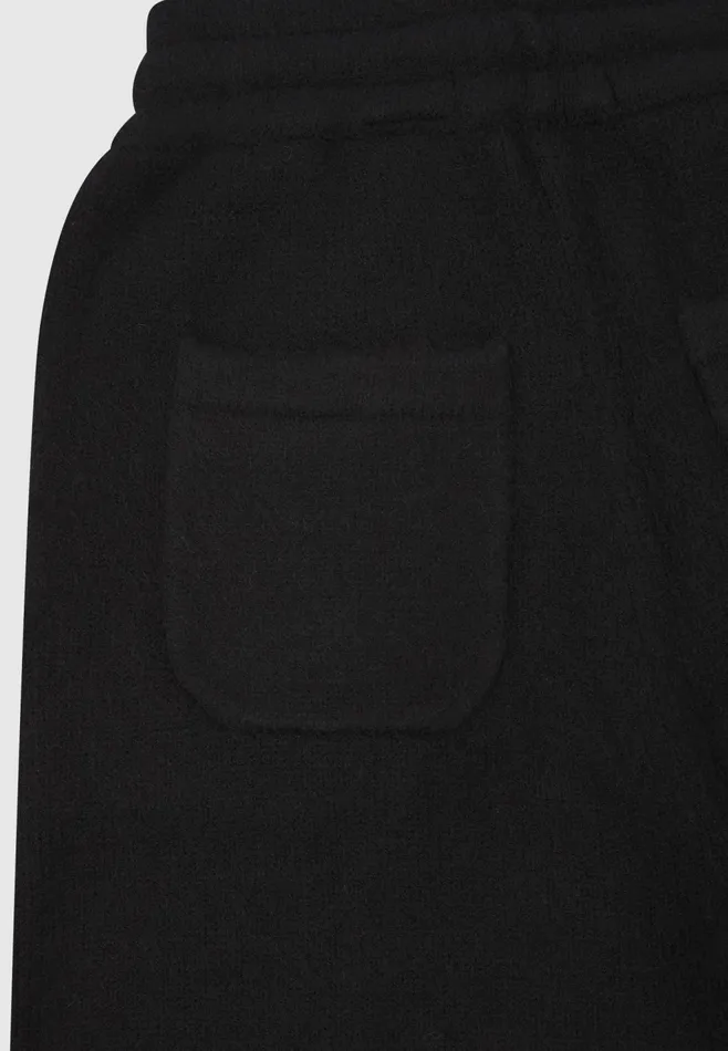Men Manire De Voir Knitted Relaxed Fit Eiffel Joggers Black