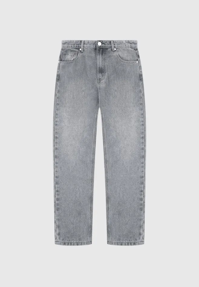 Men Manire De Voir Regular Fit Jeans Washed Grey