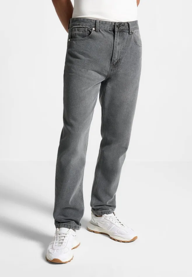 Men Manire De Voir Regular Fit Jeans Washed Grey
