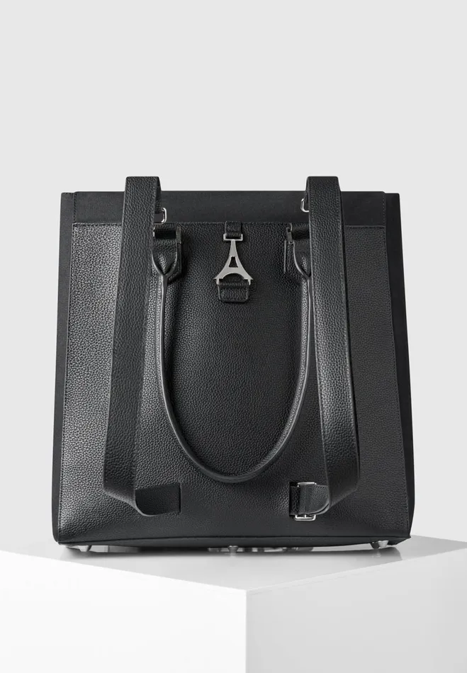 Men Manire De Voir Tote Backpack Black
