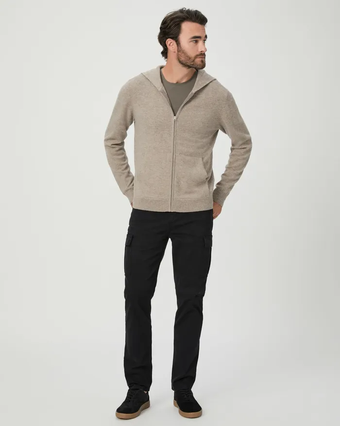 Men PAIGE Swanson Full Zip Sweater 8211 Rice Flower Sweaters and Sweatshirts Men PAIGE Swanson Full Zip Sweater 8211 Rice Flower Sweaters and Sweatshirts